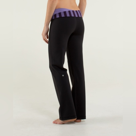 Lululemon Astro Pant Full-On Luon, Color Beautiful Baroque Deep Zinfandel Sz 10 - Picture 2 of 15